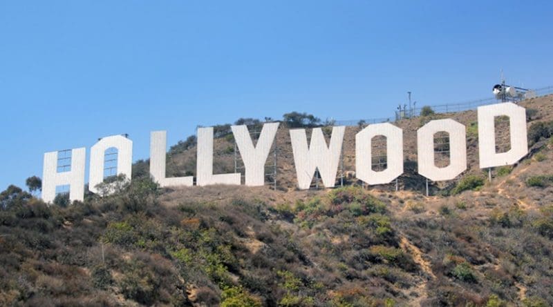 Hollywood Sign. Photo by Sörn, Wikipedia Commons.