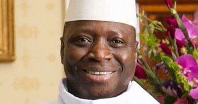 Gambia's Yahya Jammeh. Photo by Amanda Lucidon / White House, Wikipedia Commons.