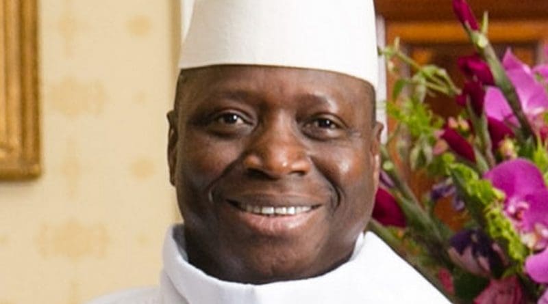 Gambia's Yahya Jammeh. Photo by Amanda Lucidon / White House, Wikipedia Commons.