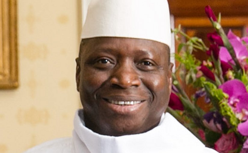 Gambia's Yahya Jammeh. Photo by Amanda Lucidon / White House, Wikipedia Commons.