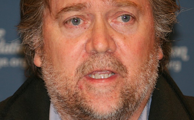 Steve Bannon. Photo by Don Irvine, Wikipedia Commons.