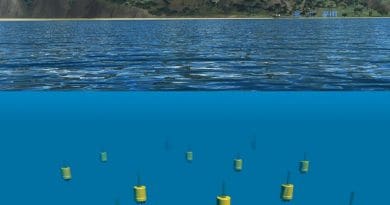 This is a graphic representation of the M-AUEs underwater. Credit Scripps Oceanography/Jaffe Lab for Underwater Imaging