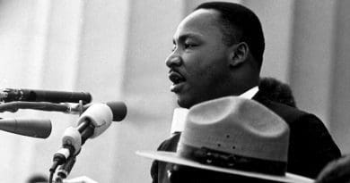 Martin Luther King. Author Unknown, Wikipedia Commons.