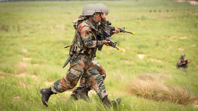 Indian Army soldiers. Photo Credit: US DoD, SGT Mike MacLeod, Wikipedia Commons.