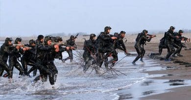 Iran's IRGC's Naval special forces, S.N.S.F. Photo Credit: sayyed shahab-o- din vajedi, Wikipedia Commons.