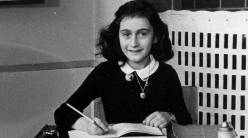 Anne Frank. Photo: Wikimedia Commons/Unknown photographer/Anne Frank Stichting Amsterdam.
