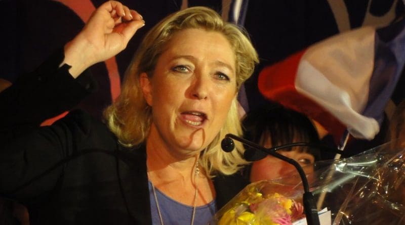 France's Marine Le Pen. Photo by JÄNNICK Jérémy, Wikipedia Commons.