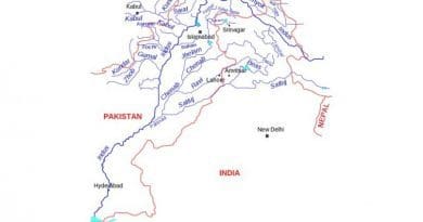 Map of the Indus River basin. Credit: Kmhkmh, Wikipedia Commons.