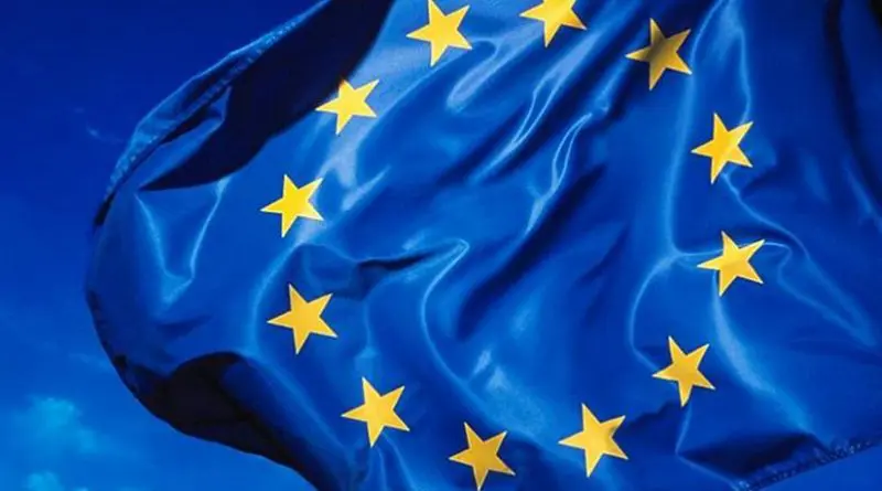 Flag of the European Union. Photo by rockcohen, Wikipedia Commons.