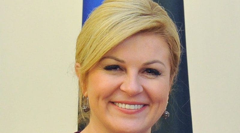 Croatia's Kolinda Grabar Kitarovic. Photo Estonian Foreign Ministry, Wikipedia Commons.