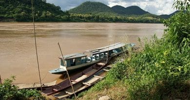 The Mekong in Laos. Photo by Allie Caulfield, Wikipedia Commons.