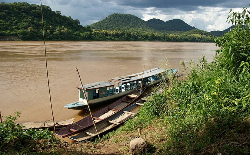 The Mekong in Laos. Photo by Allie Caulfield, Wikipedia Commons.