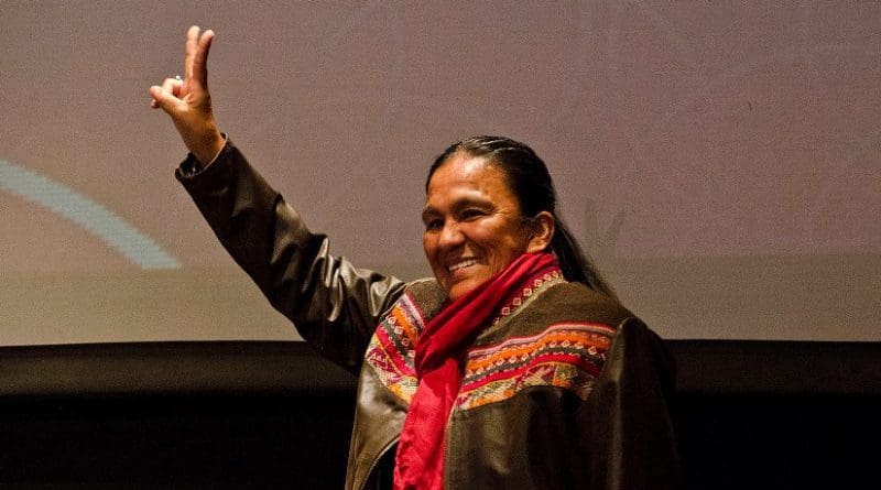 Milagro Sala. Photo Credit: Romina Santarelli/ Ministerio de Cultura de la Nación, Wikimedia Commons.