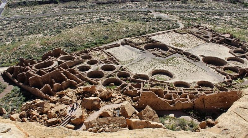 Ancient inhabitants of Chaco Canyon likely had to import corn to feed the masses a thousand years ago says a new CU-Boulder study. Credit NPS