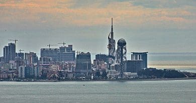 Skyline of Batumi, Georgia. Photo by Uwe Brodrecht, Wikipedia Commons.