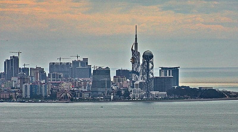 Skyline of Batumi, Georgia. Photo by Uwe Brodrecht, Wikipedia Commons.