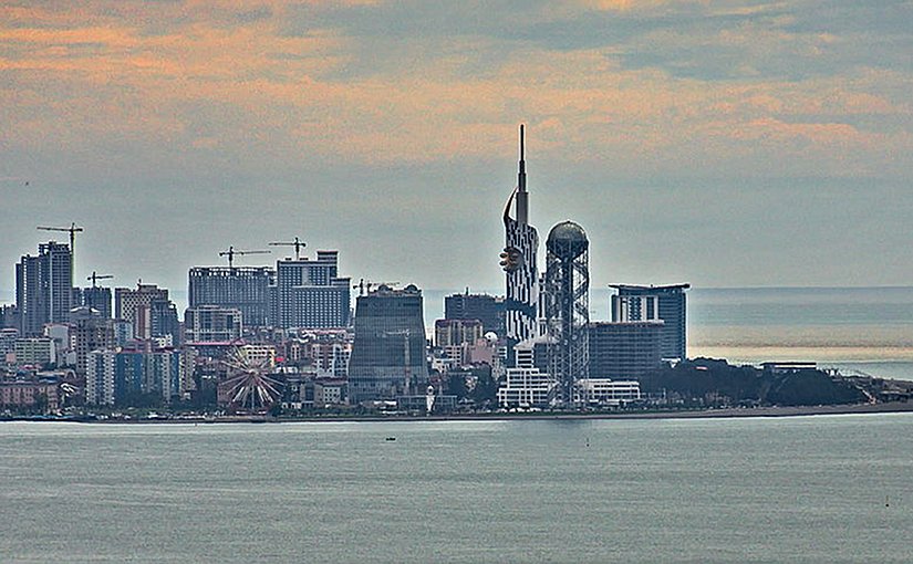 Skyline of Batumi, Georgia. Photo by Uwe Brodrecht, Wikipedia Commons.