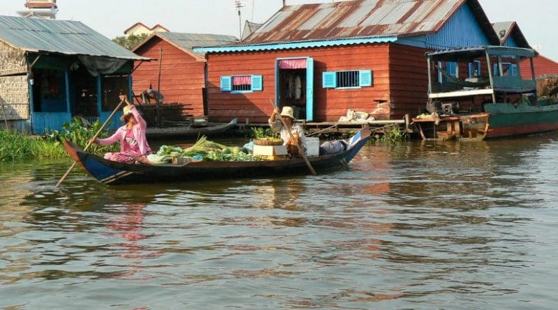 Mekong River livelihoods and food security are closely linked to water. Credit Timo Räsänen