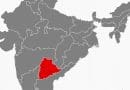 Location of Telangana in India. Source: Wikipedia Commons.