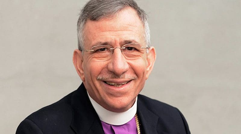 Evangelical Lutheran Church Bishop Munib A. Younan of Palestine is to be awarded the 34th Niwano Peace Prize. (Photo courtesy of the Niwano Peace Foundation)