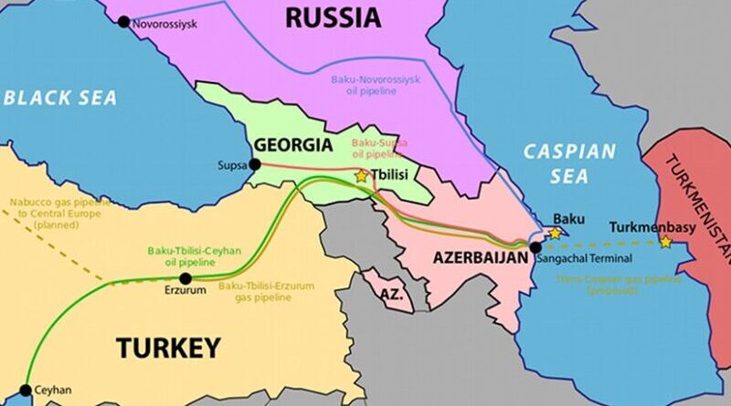 Trans-Caspian Gas Pipeline. Source: WIkipedia Commons.