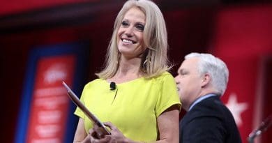 Kellyanne Conway. Photo by Gage Skidmore, Wikipedia Commons.