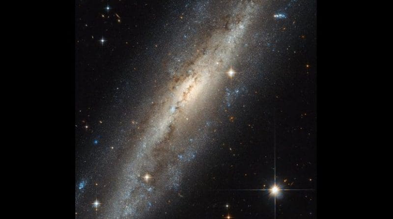 The Andromeda constellation is one of the 88 modern constellations and should not be confused with our neighboring Andromeda Galaxy. The Andromeda constellation is home to the pictured galaxy known as NGC 7640. Credit ESA/Hubble & NASA