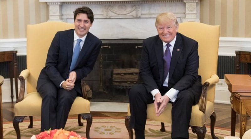 US President Donald Trump and Canada's Prime Minister Justin Trudeau. Photo Credit: White House.