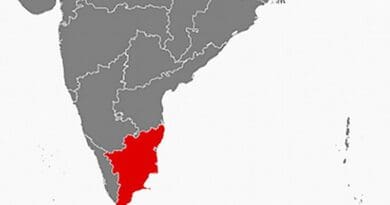 Location of Tamil Nadu in India. Source: Wikipedia Commons.