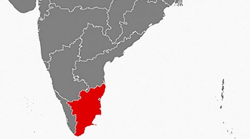 Location of Tamil Nadu in India. Source: Wikipedia Commons.