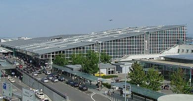 Airport in Stuttgart, Germany. Photo by Benny Bartels, Wikipedia Commons.