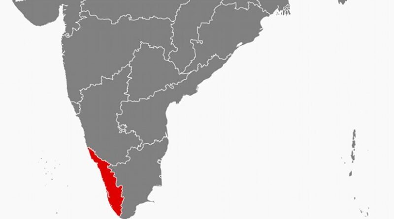 Location of Kerala in India. Source: Wikipedia Commons.