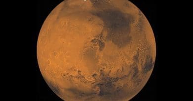 This view of Mars was created from about 1,000 Viking Orbiter images. Credit NASA Jet Propulsion Laboratory, U.S. Geological Survey