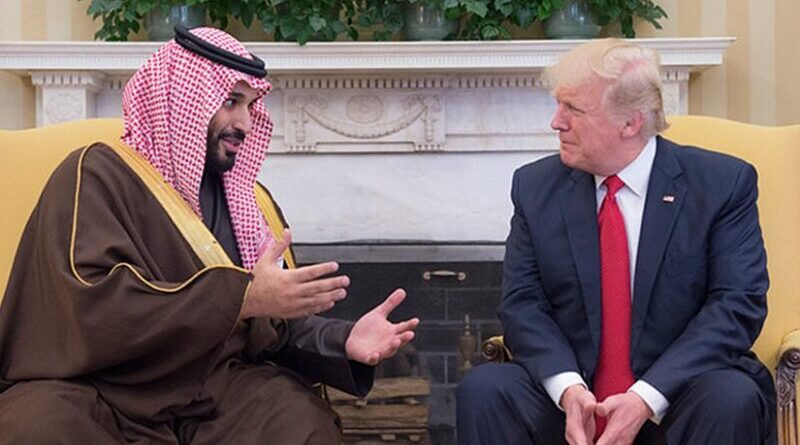 Saudi Arabia's Deputy Crown Prince Mohammed bin Salman and US President Donald Trump. Credit: Arab News.