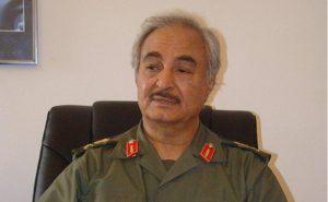 Libya's General Khalefa Haftar. Photo Credit: Magharebia, Wikipedia Commons.