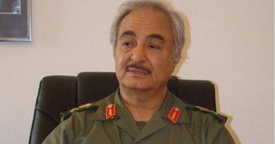 Libya's General Khalefa Haftar. Photo Credit: Magharebia, Wikipedia Commons.