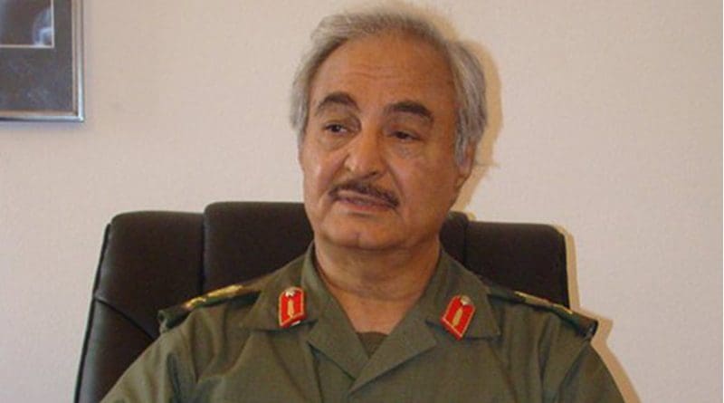 Libya's General Khalefa Haftar. Photo Credit: Magharebia, Wikipedia Commons.