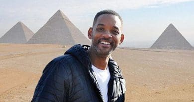 Will Smith in Egypt. Photo via Arab News.