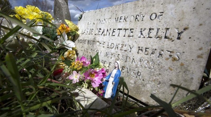 This is Mary Jane Kelly's grave. Credit Carl Vivian University of Leicester