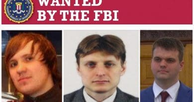 FBI Wanted Poster for Russia hackers. Photo Credit: FBI