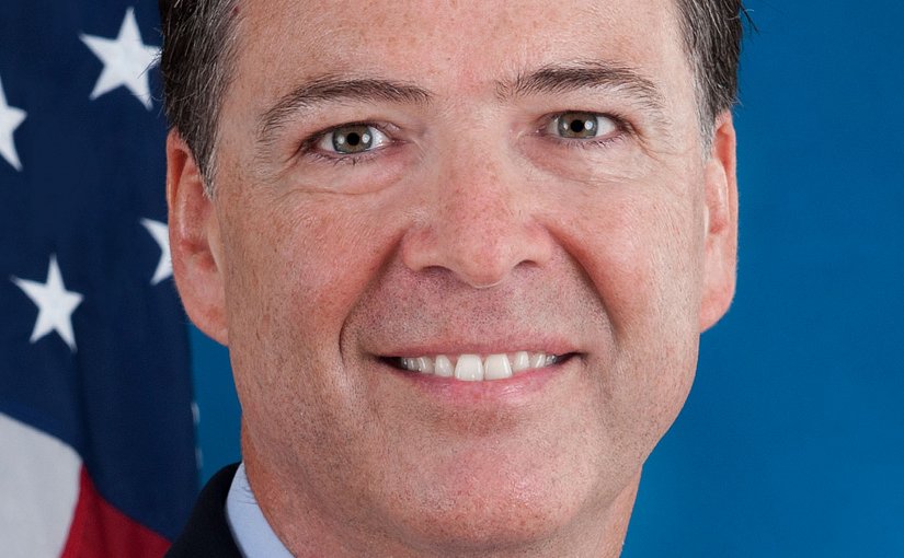 James Comey's official portrait as the Seventh Director of the Federal Bureau of Investigation. Source: FBI, Wikipedia Commons.