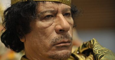 Libya's Muammar al-Gaddafi. U.S. Navy photo by Mass Communication Specialist 2nd Class Jesse B. Awalt