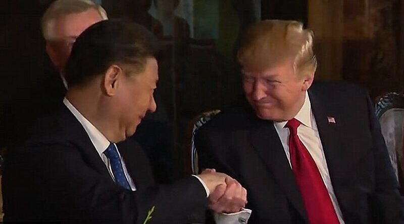 US President Donald Trump and China's President Xi Jinping. Photo Credit: White House video screenshot.