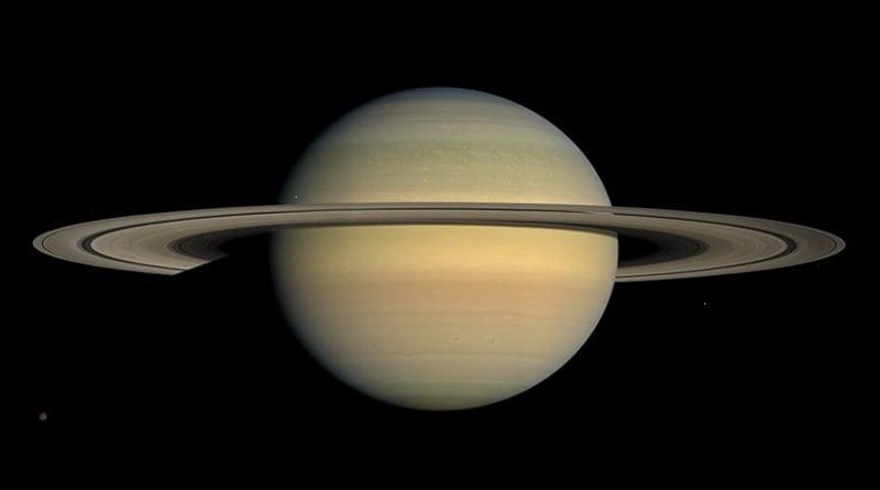 This captivating natural color view of the planet Saturn was created from images collected shortly after Cassini began its extended Equinox Mission in July 2008. Photo Credit: NASA / JPL / Space Science Institute