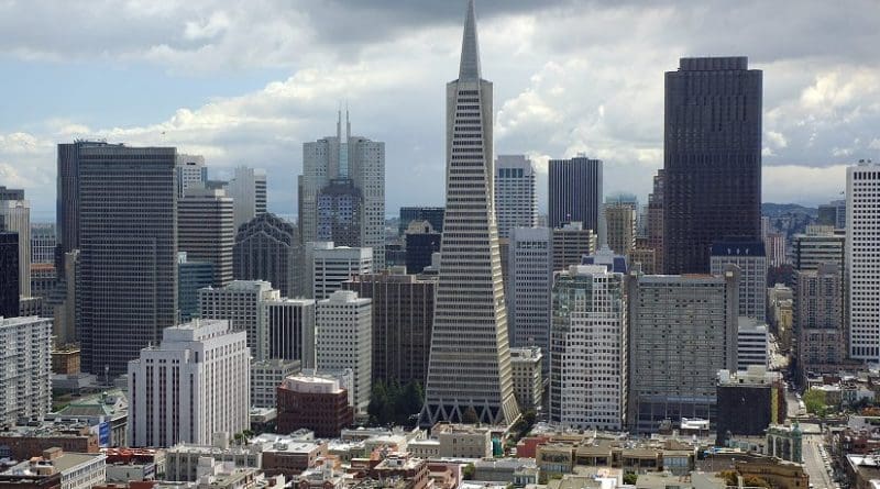 San Francisco skyscrapers.