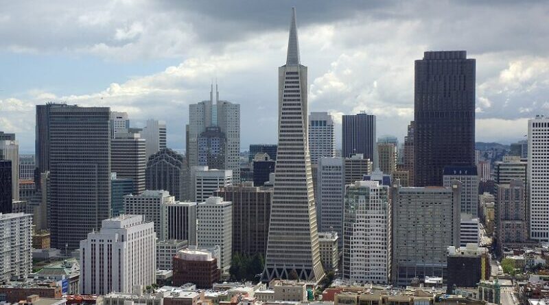 San Francisco skyscrapers.
