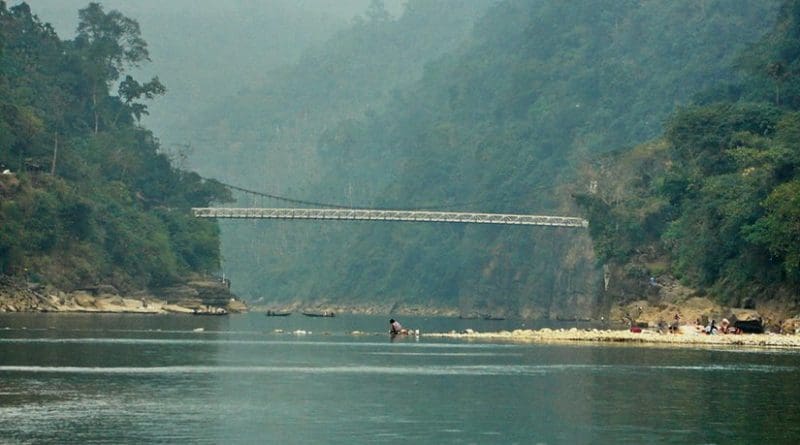 Zero point at Zuflong, Sylhet, Bangladesh border with Indian state of Meghalaya. Photo by Mahmudur Rahman Mithun, Wikipedia Commons.