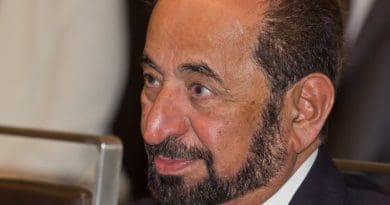 His Highness Sheikh Sultan bin Mohamed Al Qasimi, UAE Supreme Council Member and Ruler of Sharjah. Photo by Raimond Spekking, Wikimedia Commons.