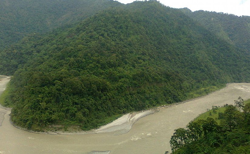 The Teesta River. Photo by PP Yoonus, Wikipedia Commons.