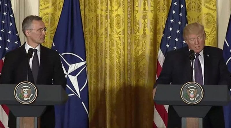NATO Secretary General Jens Stoltenberg and the President of the United States, Donald Trump. Photo Credit: White House/NATO.